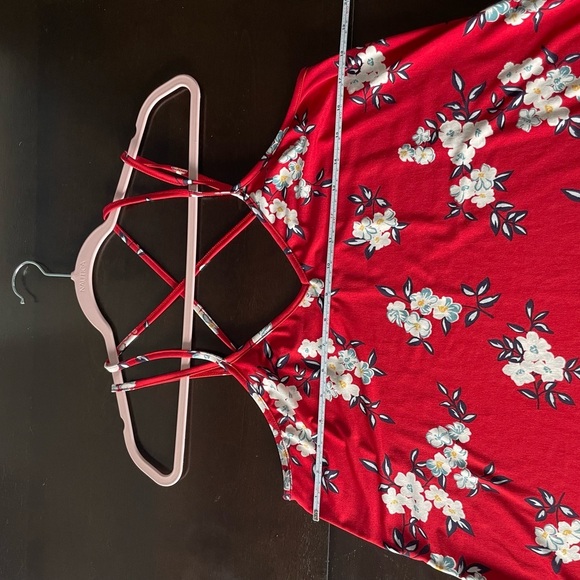 Papermoon Red Floral Camisole in size Medium - Picture 6 of 9